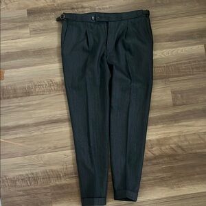 Women’s Grey Pleated Pants